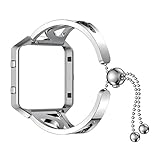 GBSELL Fashion Women Jewelry Bracelet Band Replacement For fitbit blaze (Silver)