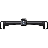 Backup Camera Rear View Reverse Camera HD License Plate Backup Camera | with Night Vision, Wide Angle IP69K Waterproof, Full Metal Housing, 4pin Connector for 12-24V Car Pickup SUV