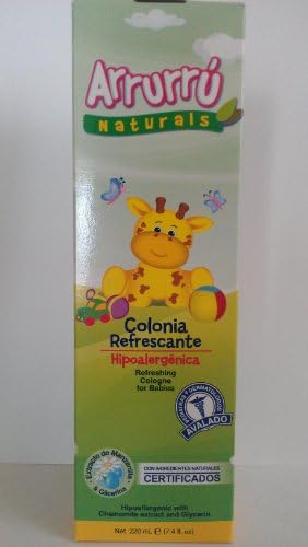 Arrurru Naturals Refreshing Cologne for Babies~Colonia Refrescante 7.4oz