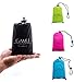Pocket Blanket for Beach Festival - Camping Hiking Compact Size 55'x60' Fit 4 People - Sand and Waterproof Puncture Resistance with Corner Pocket, Loops, 4 Stakes, Secure Pocket with Zipper (Black)