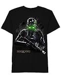 Star Wars Rogue One Green Death Black Adult T-Shirt