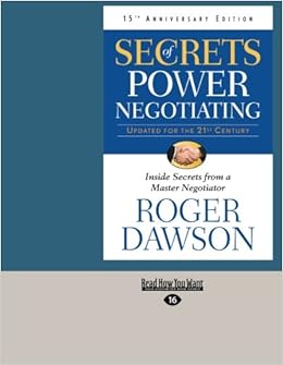 Secrets Of Power Negotiating 15th Anniversary Edition - 