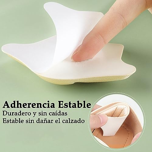 YEELEWO 12PCS Plantillas Para Zapatos, Almohadillas de Talón para Zapatos Sueltos, Plantillas para Zapatos Tacones Protector, Talonera autoadhesiva, Adecuado para calzado deportivo de hombre y mujer, zapatos de cuero, tacones altos, etc.