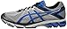 ASICS Men's GT 1000 4 Running Shoe, Silver/Electric Blue/Black, 9.5 4E US