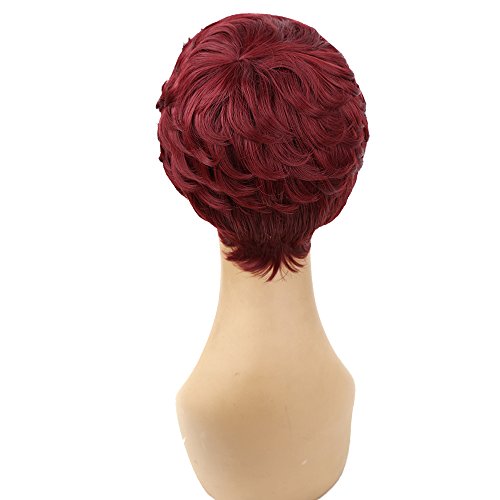 Short Wigs, Pixie Cut Wigs for Black Women Pixie Curly Synthetic Wigs