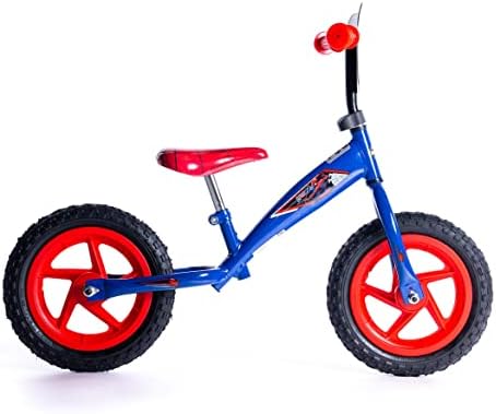 Bicicleta de Equilibrio Spiderman, Niños, Azul y Rojo, S