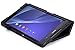MoKo Sony Xperia Z3 Tablet Compact Case - Slim Folding Cover Case for Xperia Z3 8 Inch Tablet Compact, BLACK (With Smart Cover Auto Wake / Sleep)