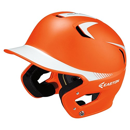 Easton Junior Z5 Grip 2Tone Batters Helmet, Orange/White