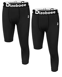 Dizoboee Youth Boys Compression Pants One Leg 3/4