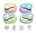 Paper Punch Confetti Puncher 1 inch, 4 Pcs Set(Bow,Angel,Snowflake,Palm Tree) - Craft tools by Secret Life
