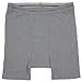 Personalized Property of Mens Undies: Hanes Heather Grey Boxer Brief Underwear