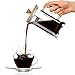 Vremi French Press - 8 Cup Coffee Maker Premium Heat Resistant Borosilicate Glass Pot - 2 Quart Pitcher with Stainless Steel Bamboo Frame - Micro Mesh Plunger Presser Filter for Ground Coffee or Tea