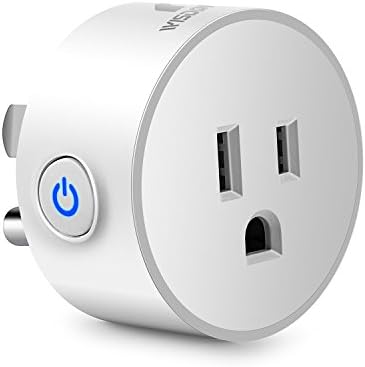 Wisdom House Smart Plug Charger Adapter Extender, WiFi Socket Wireless Mini Outlet Device, Electrical Switches, Work with Echo Alexa&amp;Google Home, No Hub Required