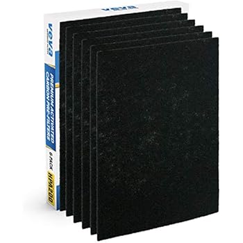 VEVA Precut for HPA200 Premium Carbon Activated Pre Filters 6 Pack Compatible with HW Air Purifier Models 200, 202, 204, 250B. Precision Fit for Easy Installation Advanced Filters