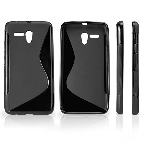 Alcatel oneTouch Pop 3 (5.5) CDMA 5025 Case, BoxWave® [DuoSuit] Ultra Durable TPU Case w/ Shock Absorbing Corners for Alcatel oneTouch Pop 3 (5.5) CDMA 5025 - Jet Black