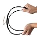 Finnhomy Heavy Duty 50 Pack Clothes Hangers with 10 Multiple Use Finger Clips, Dark Black