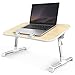 Laptop Desk, iTeknic Laptop Bed Tray Table, Adjustable Laptop Bed Stand, Portable Standing Table with Foldable Legs, Lap Tablet Table for Sofa Couch Floor