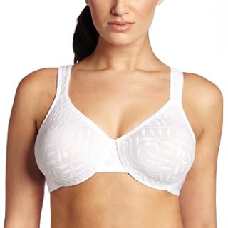 UPC 029442084676 product image for Olga Women's Sheer Leaves Minimizer Bra, White, 38D (B002RFCRFM) | upcitemdb.com