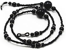Maxloom Pearl Beaded Eyeglass Chain Sunglass Holder Strap Strings Lanyard Necklace 65cm/25in