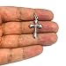 Sterling Silver Cross Pendant, 20 x 35 mm