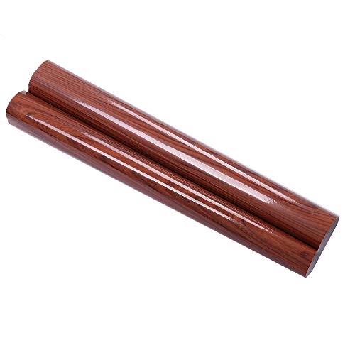 HOHOFILM 48"x393" Gloss Wood Grain Textured Vinyl Wrap Decal Sticker Air Bubble Release Adhesive Interior Wrap Film for Car &Furniture - Thumbnail 3