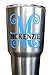 Monogram Initial Name Decal Sticker for Yeti Cups, Tumblers, Laptops, Car Windows