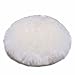 Gracefur 10 Pcs 3 Inch Lambs Wool Polishing Pads with Hook and Loop Back, Soft Sheepskin Buffing Pads for Vehicles, Boat, Furniture, Floors and So On