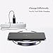 Qi Wireless Charger, Slepwel Fast Charging Pad for iPhone X / 8 / 8 plus /Samsung Galaxy Note 8 / S8 / S8 Plus / S7 Edge/ Universally compatible with all Qi enabled phones(White)