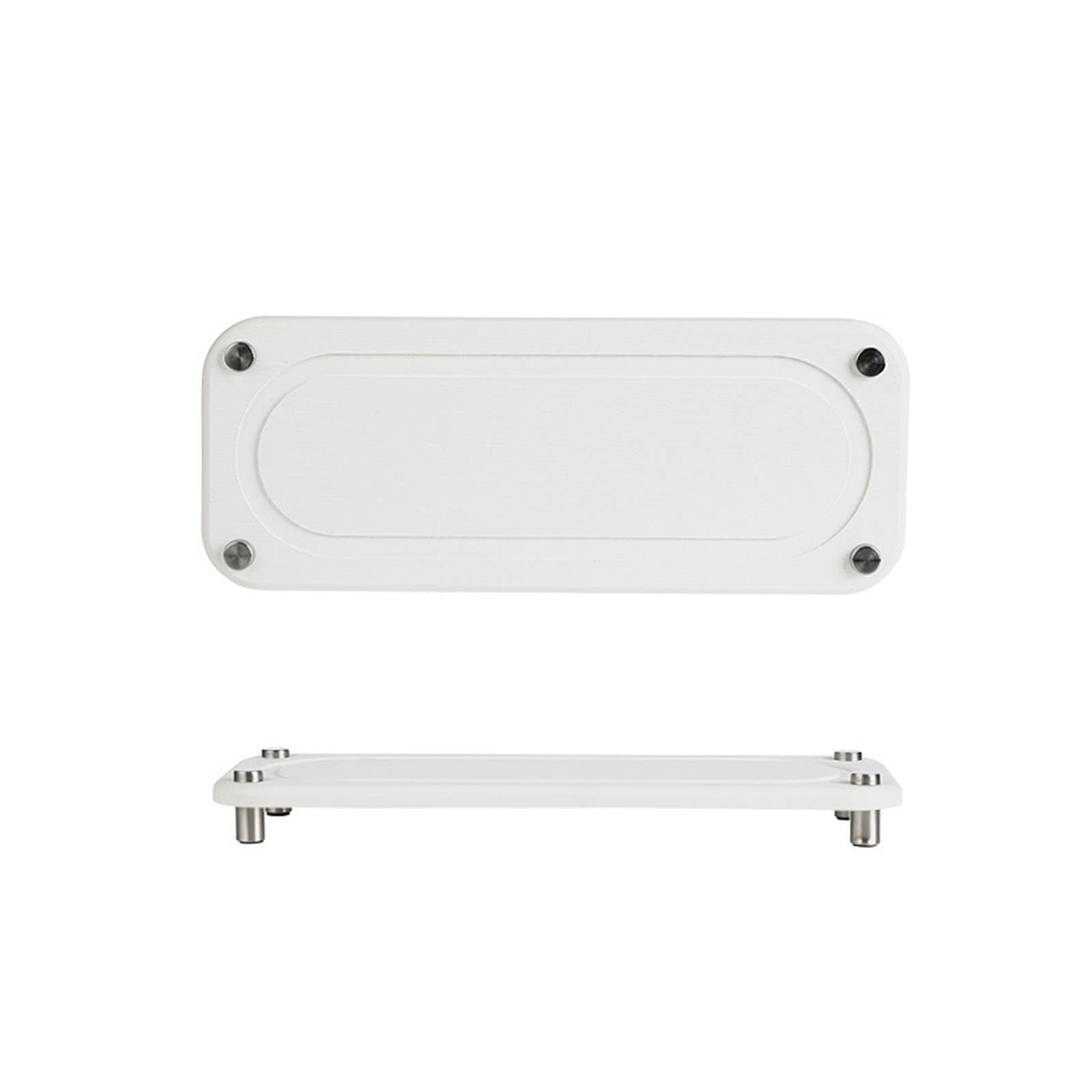 Diatomaceous Earth Soap Holder, Water Absorbent Diatomite Coasters with Grooves, Easy to Clean Water Absorbing Stone for Bathroom, Hotel, Home(White Ellipse)