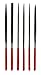 SE 6-Piece Needle File Set (140mm x 3mm Dia.) - 734NF