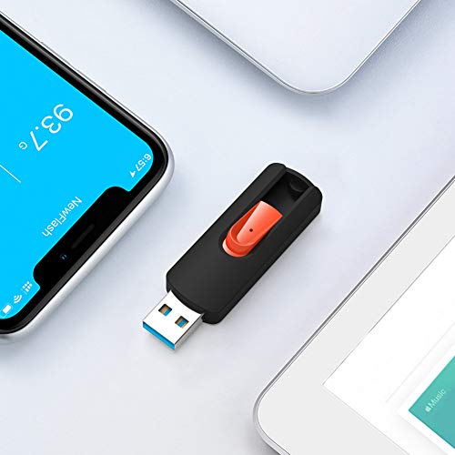 KEXIN 3 Stück 32GB USB Stick Speicherstick Rotate Metall Mehrfarbig Mehrfarbig High Speed USB 3.0 USB-Flash-Laufwerk… – Bild 8