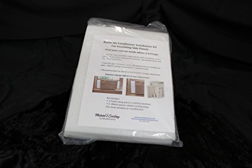 Nature's Cooling Solutions Window AC Insulating Side Panels + 13