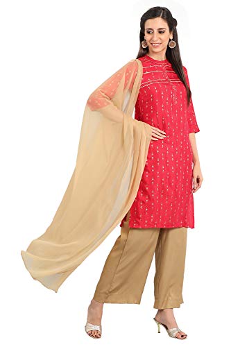 Aurelia-Womens-Silk-Straight-Kurta