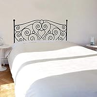 Gidet Wall Stickers Art Decor Vinyl Peel and Stick Mural Removable Decals Morden Shabby Chic Headboard Sticker Bed for King Bed Headboard Bedroom
