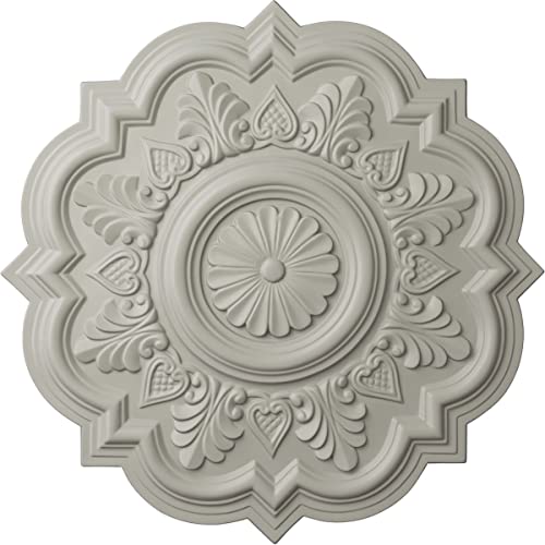Ekena Millwork CM20DRPCF Deria Ceiling Medallion, Pot of Cream