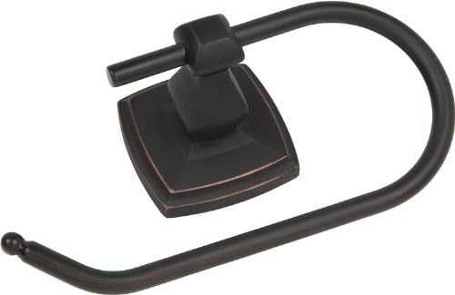 Classic Hardware Bathroom Euro Toilet Paper Holder Bath Accessory, Oil Rubbed Bronze