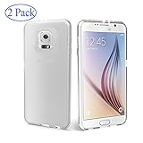 Samsung Galaxy S5 Case, SupThin (2 Pack) Thin Case Cover TPU Rubber Gel, Transparent Clear Back Case for Samsung Galaxy S5, Soft Silicone (Clear)