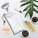 3 in 1 Anti Aging Rose Quartz Roller Therapy Kit by SilverDel - Rose Quartz Massage Roller, Silicone Facial Cleansing Brush and Terry Cloth Storage Pouch