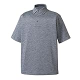 FootJoy Men's Lisle Space Dyed Self Collar Shirt