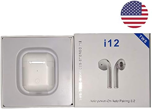 i12 TWS Bluetooth V5.0 Stereo Wireless Earphones