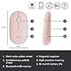 Logitech Pebble Wireless Mouse with Bluetooth or 2.4 GHz Receiver, Silent, Slim Computer Mouse with Quiet Clicks, for…