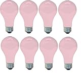 GE 97483 Light, 60w, Soft Pink (8 Bulbs)