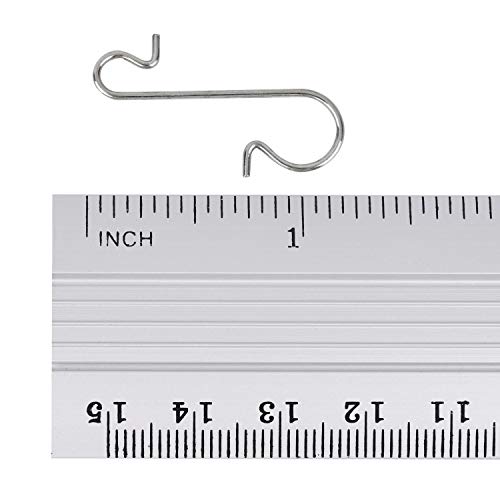 300 pcs Mini Christmas Ornaments Hooks, Metal Wire S-Shaped Hangers for Xmas Tree Party Balls Decoration Silver 8 300 pcs Mini Christmas Ornaments Hooks, Metal Wire S-Shaped Hangers for Xmas Tree Party Balls Decoration Silver - Image 7