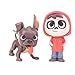 LULEZONTOY 8PCS Coco Movie Character Colletion Miguel Hector Dante Imelda Pepita Action Figure Toys