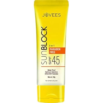 Jovees Sun Block UVA/UVB Protection SPF 45 (50 g)