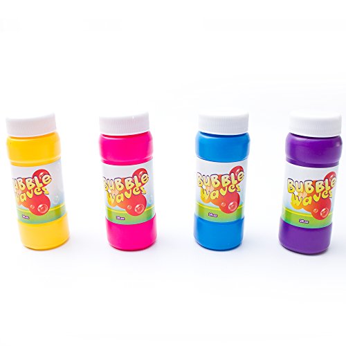 Fun Central 12 Pack - 2 oz Bubble Bottle Assortment - Bubble Solution Refill for Kids - Thumbnail 2