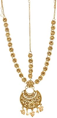 Bindhani Wedding Gold Plated Maang Tikka Bridal Indian Bollywood