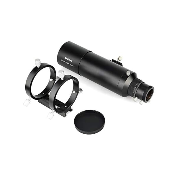 Svbony SV106 Teleskop Guiders, 60mm FMC Teleskope Sucher mit 240mm Brennweite Helical Fokussiergerät, Sucherfernrohre Teleskop Zubehör für Teleskop Astrokamera Autoguide Astrofotografie – Bild 8