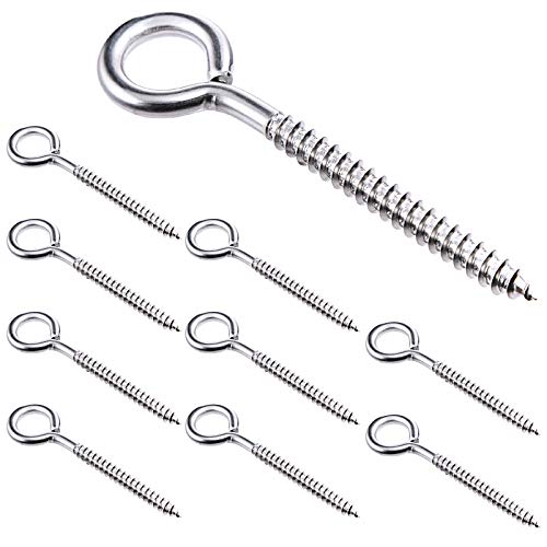 Stainless Steel Eye Screws, Heavy Duty Screw Eyes, Eye Hooks Screw in