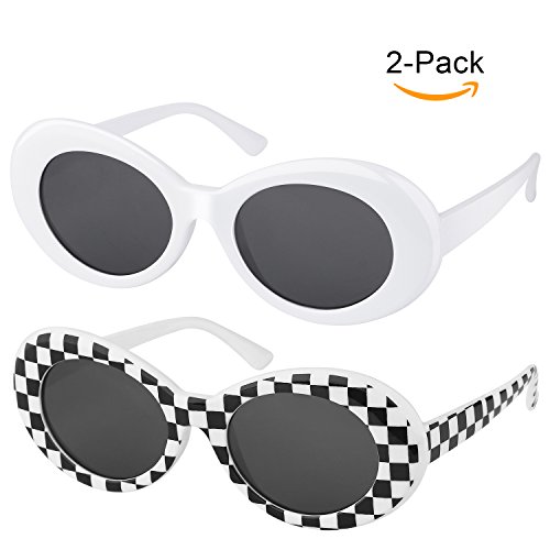 Elimoons clout goggles bold retro oval mod thick frame …